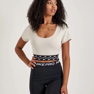 Nike Women's Beige Crop Top